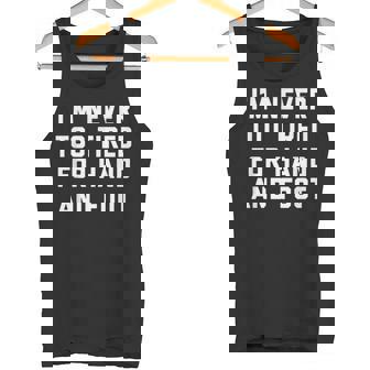 I'm Never Too Tired For Hand And Foot Card Game Player Tank Top - Monsterry
