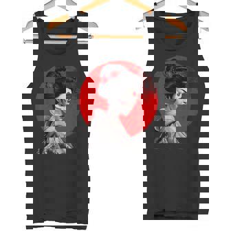 Impresionante Geisha Samurai Pintura Japonesa Tradicional A Camiseta sin mangas - Regaloses