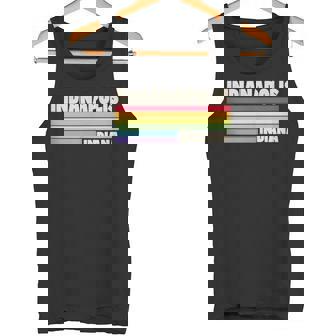 Indianapolis Indiana Pride Rainbow Flag Gay Pride Queer Tank Top Tank Top - Monsterry