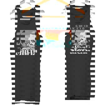 Inglewood California Retro 80S Bigfoot Mountains Débardeur e - Cadeauxyz