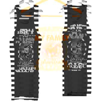 Insanity Runs In My Family It Practically Gallops Tank Top - Monsterry