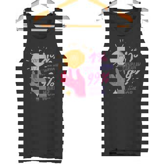 Inspiration And Hard Work Lightbulb Bright Percentage Tank Top - Monsterry