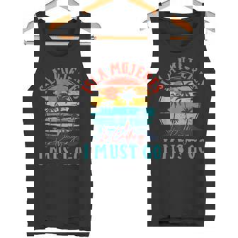 Isla Mujeres Is Calling I Must Go Beach Vacation Vintage Tank Top - Monsterry