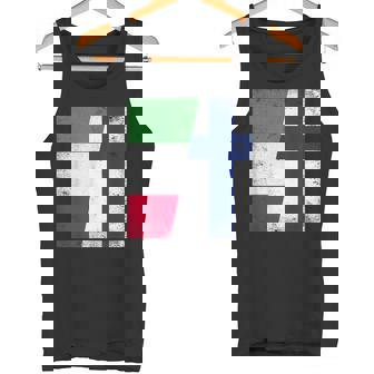 Italia Finlandia Media Bandera Suomi Italiano Raíces Finlandesas Camiseta sin mangas - Regaloses