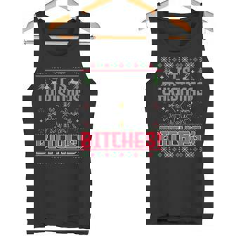 It's Christmas Bitches Ugly Christmas Xmas Premium Tank Top - Monsterry