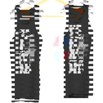 IT'S IN MY DNA Dominican Republic Flag Pride National Roots Tank Top Tank Top - Monsterry