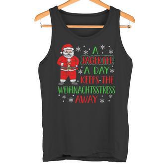 A Jager A Day Keeps Christmas Stress Away Austria Tank Top - Geschenkecke