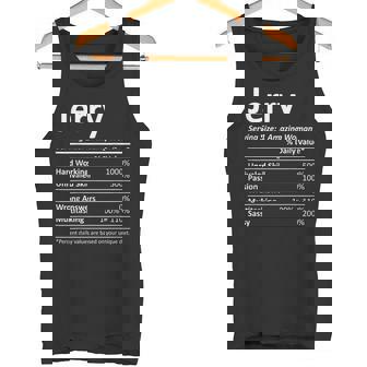 JERRY Nutrition Personalized Name Christmas Idea Tank Top - Monsterry