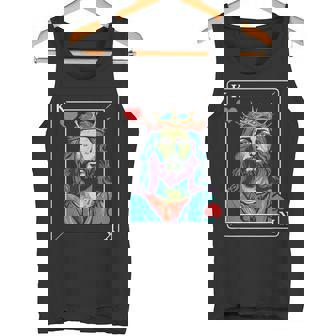 Jesus Is King Tank Top - Monsterry