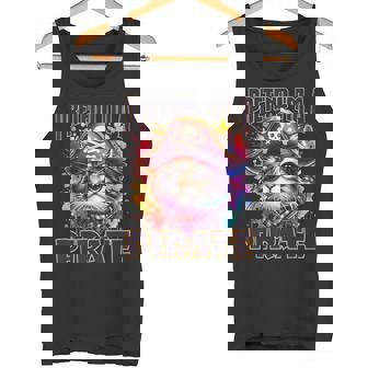 Joli Motif De Chat Pirate Pour Les Amoureux Des Chats Et Les Propriétaires D'animaux Débardeur e - Cadeauxyz