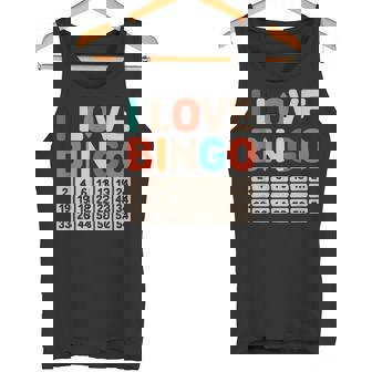 Jugador De Bingo Divertido I Love Bingo Camiseta sin mangas - Regaloses