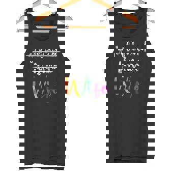 Just Married LGBT Wedding Party Lesbian Wife Tee Honeymoon Tank Top - Monsterry