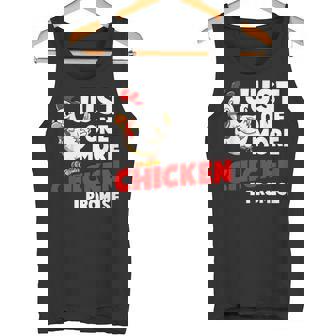 Just One More Chicken I Promise Farm Animals Farming Tank Top - Monsterry