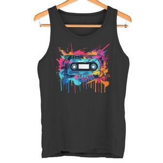 Kassetten 80Er 90Er Kassette Musik Musiker Dj Tank Top - Geschenkecke