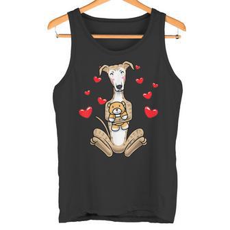 Kawaii Galgo Español Dog Cuddly Toy Spanish Greyhound Tank Top - Geschenkecke