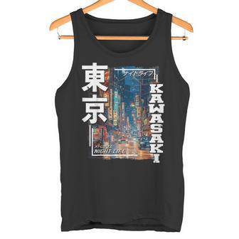 Kawasaki City Retro Japanese Aesthetic Streets Of Kawasaki Tank Top - Geschenkecke