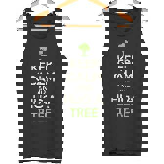 Keep Calm And Hug A Tree Shirt Earth Day Nature Lover Tank Top - Monsterry