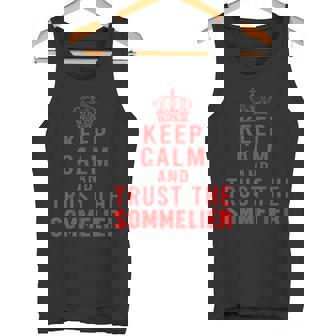 Keep Calm Winemaker Sommelier Wine Steward Restaurant Tank Top - Monsterry