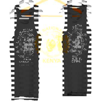 KENYA Lion Samburu National Reserve African Safari Tank Top Tank Top - Monsterry