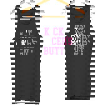 I Can Kick Cancer's Butt Cancer Fighter Tank Top - Monsterry