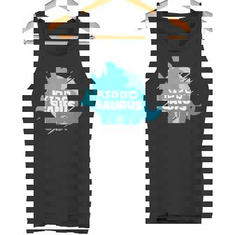 Kiddosaurus T Rex Dinosaur Kiddo Saurus Family Tank Top - Monsterry