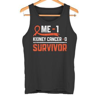 Kidney Cancer Survivor Orange Ribbon Awareness Tank Top - Monsterry