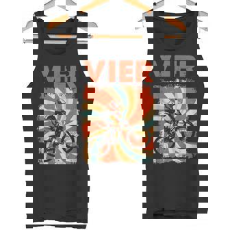Kids Finally 4th Birthday Mountain Bike 4 Birthday Shirt MTB Tank Top - Monsterry