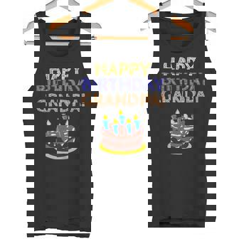 Kids Happy Birthday Grandpa Toddler And Kids Granddad Tank Top - Monsterry