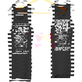 Kids October Monster Truck Breast Cancer Halloween Toddler Boy Tank Top - Monsterry