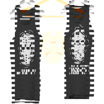 Killin It Lazy DIY Halloween Costume Horror Movie Tank Top Tank Top - Monsterry