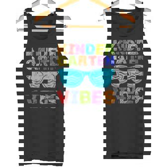 Kindergarten Vibes First Day Of Kindergarten Back To School Tank Top - Monsterry