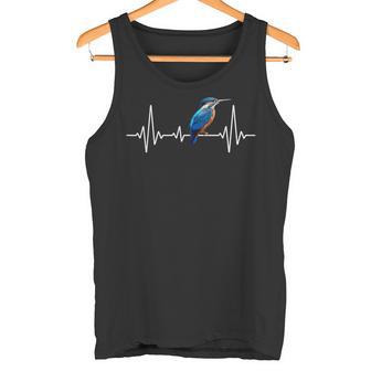 Kingfisher Heartbeat Great Bird Watch Tank Top - Geschenkecke