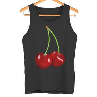 Kirsche Rockabilly Frucht Retro 70Er 80Erintage Tank Top - Geschenkecke