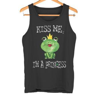 Kiss Me I'm A Princess Frog Tank Top - Geschenkecke