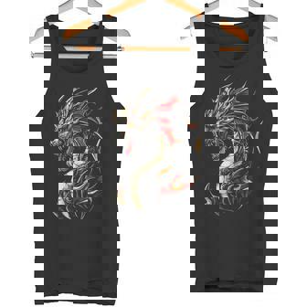 Knucker Dragon Motif Obra De Arte Mítica Knucker Dragon Camiseta sin mangas - Regaloses