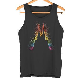 Kölner Dom Regenbogen Regenbogenfahne Pride Lgbtq Lesbisch Tank Top - Geschenkecke