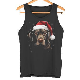 Labrador Dog Christmas Walking Dog Fan Tank Top - Geschenkecke