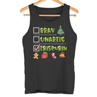 Ladies Brav Naughty Hairdresser Christmas Tank Top - Geschenkecke