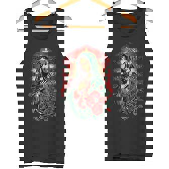 Our Lady Virgen De Guadalupe Virgin Mary Catholic Saint Tank Top - Monsterry