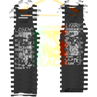 Lakefront Beach Vibes Swimming Lake Florida Beach Premium Tank Top - Monsterry