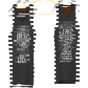 Las Leyendas Nacen En Marzo De 1985 40 Años Cumpleaños Camiseta sin mangas - Regaloses