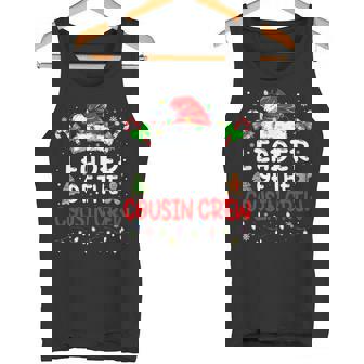 Leader Of The Cousin Crew Pajamas Family Matching Xmas Tank Top - Monsterry