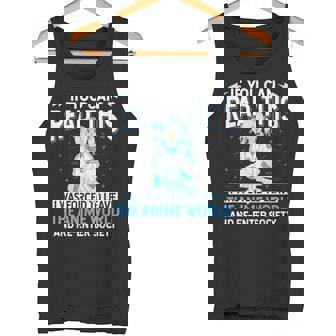 Leave Anime World & Re-Enter Society Anime Lover Tank Top - Monsterry