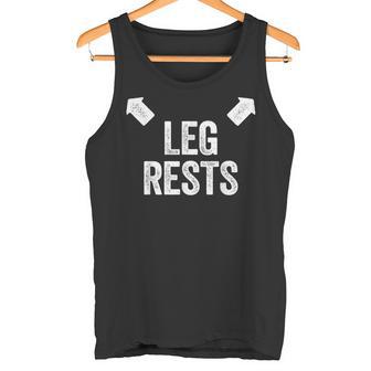 Leg Rests Adult Humour Dad Joke Tank Top - Geschenkecke