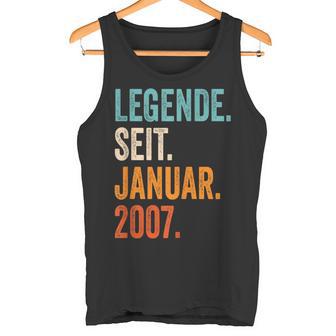 Legend Since January 2007 17 Years Tank Top - Geschenkecke