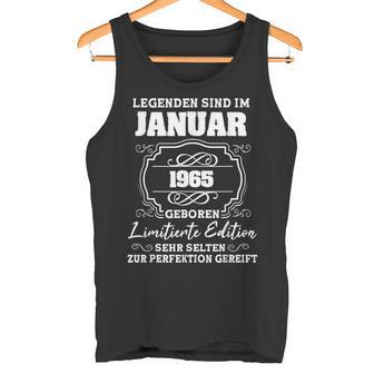 Legends Was Born In January 1965 60Th Birthday Man Tank Top - Geschenkecke