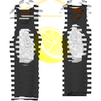 Lemon Fruit Slice Lemonade Vintage Retro Summer Citrus Tank Top - Monsterry