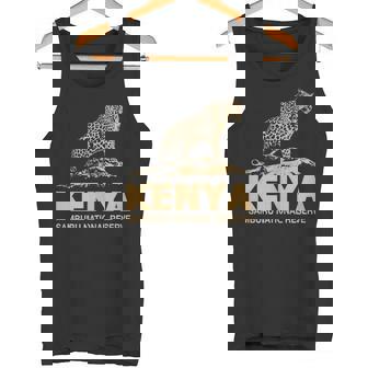 Leopard KENYA Africa Samburu Reserve African Safari Tank Top Tank Top - Monsterry