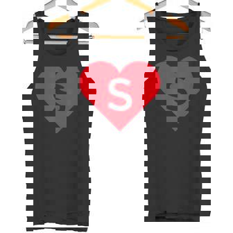 Letra S Con Corazón Camiseta sin mangas - Regaloses