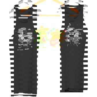 Let's Fiesta Avocado And Tacos Cinco De Mayo Mexican Party Tank Top - Monsterry